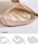 Güzellik Uykusu Seti: %100 İpek Saten Cilt & Saç Dostu Yastık Kılıfı (2'li Lüks Paket) - Görsel 4