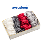Saç Kırılmasını Önleyen Lüks İpek Saten Scrunchie Toka (4'ADET)