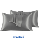 Güzellik Uykusu Seti: %100 İpek Saten Cilt & Saç Dostu Yastık Kılıfı (2’li Lüks Paket) - Görsel 2